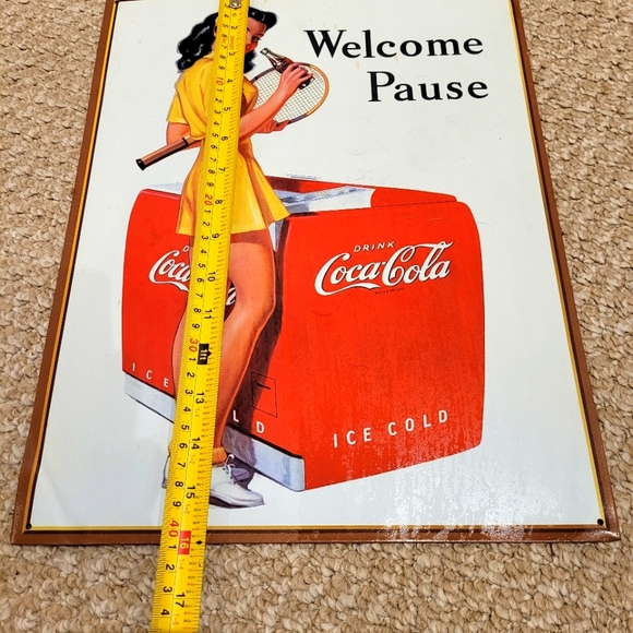 Vintage Coca-Cola tin sign - Picture 9 of 9